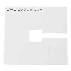 Abdeckplatte quadratisch 10x10cm weiß RAL 9016