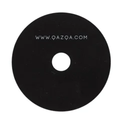 Abdeckplatte schwarz 11cm rund für Montageplatte