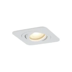 Abgerundeter Einbaustrahler Weiß GU10 50mm Dreh- und Kippbar IP44 - Alberto