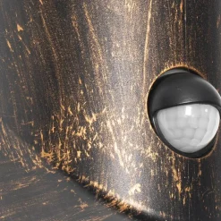 Antike Außenwandleuchte gold IP54 mit Bewegungssensor - Kiki