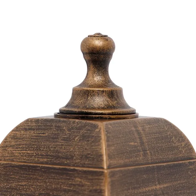 Antike Wandleuchte Gold IP44 mit Bewegungsmelder - Capital