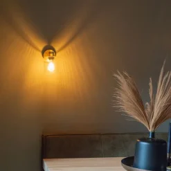 Art Deco Deckenstrahler Gold mit Glas verstellbar – Laura