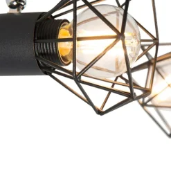 Art Deco Spot schwarz schwenk- und neigbar - Mosh 2