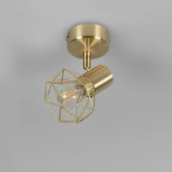 Art Deco Strahler gold drehbar und neigbar - Mosh 1