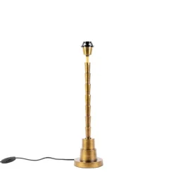 Art Deco Tischlampe Bronze ohne Schirm - Pisos