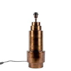 Art Deco Tischlampe Bronze ohne Schirm - Bruut