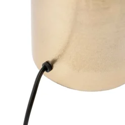 Art Deco Tischlampe Gold ohne Schirm - Diverso