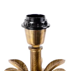 Art Deco Tischlampe Gold ohne Schirm - Areka