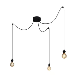 Außen-Hängeleuchte schwarz 3-flammig IP44 - Cava