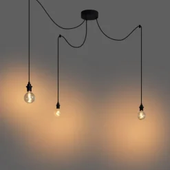 Außen-Hängeleuchte schwarz 3-flammig IP44 - Cava