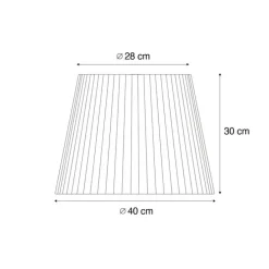 Außenlampenschirm mit grünem Seil IP54 40/28/30 - Jayla
