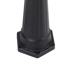 Außenlaterne schwarz 220 cm 3-flammig IP44 - Havanna