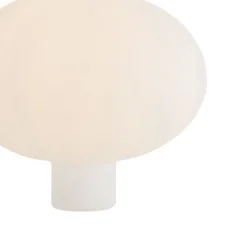 Außen-Pendelleuchte weiß 35 cm mit rotem Stecker IP44 - Pion