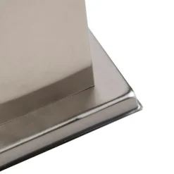 Außen-Stablampe aus Stahl inklusive Fassung IP44 - Malios mit Erdspieß und Kabelverschraubung