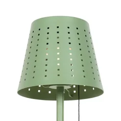 Außenstehleuchte grün inkl. LED 3-stufig dimmbar auf Solar - Ferre