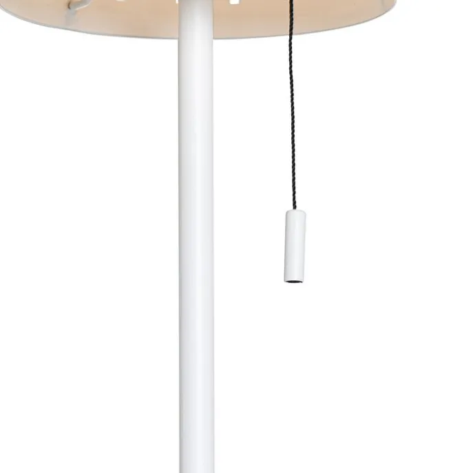 Außenstehleuchte weiß inkl. LED 3-stufig dimmbar auf Solar - Ferre