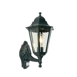 Außenwandlaterne dunkelgrün mit Bewegungsmelder IP44 - New Orleans up