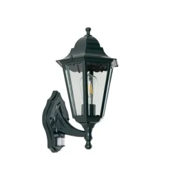 Außenwandlaterne dunkelgrün mit Bewegungsmelder IP44 - New Orleans up