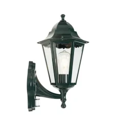 Außenwandlaterne dunkelgrün mit Bewegungsmelder IP44 - New Orleans up