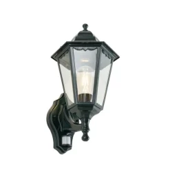 Außenwandlaterne dunkelgrün mit Bewegungsmelder IP44 - New Orleans up