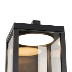 Außenwandlaterne schwarz inkl. LED und Dämmerungssensor - Ferdinand