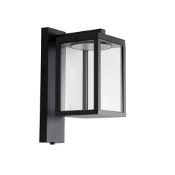 Außenwandlaterne schwarz inkl. LED und Dämmerungssensor - Ferdinand