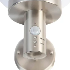 Außenwandleuchte aus Edelstahl IP44 mit Bewegungsmelder - Sfera