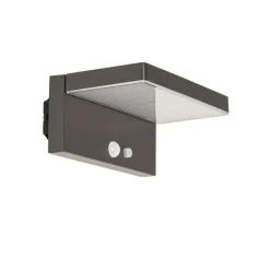 Außenwandleuchte dunkelgrau inkl. LED und Solar - Sunnie