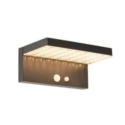 Außenwandleuchte dunkelgrau inkl. LED und Solar - Sunnie