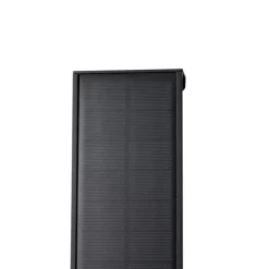 Außenwandleuchte schwarz 60 cm inkl. LED 4-stufig dimmbar mit Solar - Serena