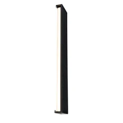 Außenwandleuchte schwarz 60 cm inkl. LED 4-stufig dimmbar mit Solar - Serena
