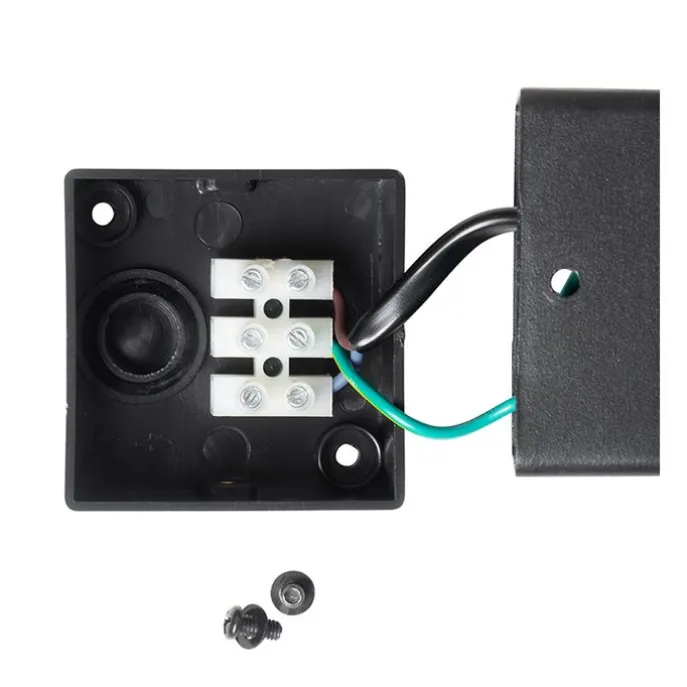 Außenwandleuchte schwarz IP44 mit Dämmerungssensor - Dänemark