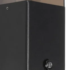 Außenwandleuchte schwarz IP44 mit Dämmerungssensor - Dänemark