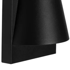 Außenwandleuchte schwarz IP44 mit Dämmerungsschalter - Femke