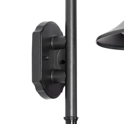 Außenwandleuchte schwarz IP44 inkl. Bewegungsmelder - Daphne