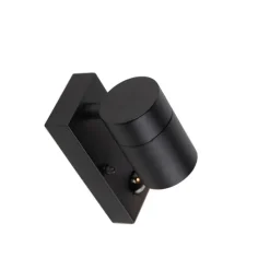 Außenwandleuchte schwarz mit Bewegungsmelder IP44 - Solo