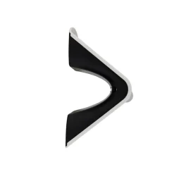 Außenwandleuchte weiß 14,5 cm mit Abblendlicht und Solarsensor - Daya