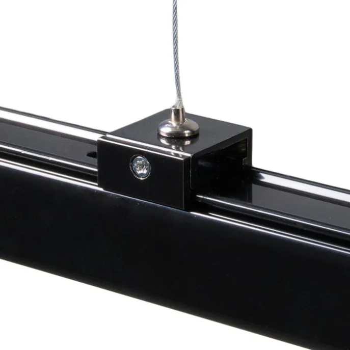 Aufhängeset für 3-Phasen Schiene schwarz - 3-phasig