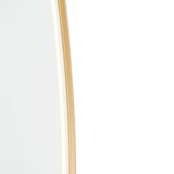 Badezimmerspiegel Gold inkl. LED mit Touchdimmer oval - Miral
