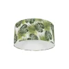 Baumwoll-Lampenschirm Blattdesign Rund 50/50/25 - Leaf