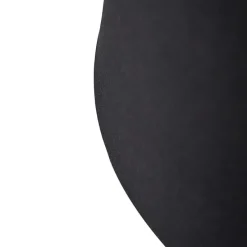 Baumwolllampenschirm schwarz 35/30/20 mit goldenem Interieur