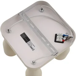 Beige GU10 Deckenstrahler 50 mm quadratisch 4-flammig - Stanley