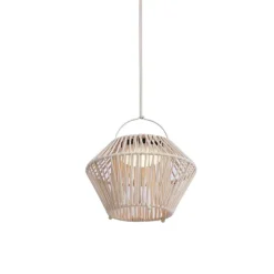 Böhmische Tischleuchte Beige inkl. LED 3-Stufen-Dimmbar IP54 Solar Wiederaufladbar - Duco