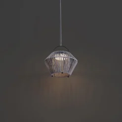 Böhmische Tischleuchte Grau inkl. LED 3-Stufen-Dimmbar IP54 Solar Wiederaufladbar - Duco