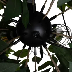 Boho Deckenleuchte Grün 3-flammig - Leavy