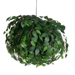 Boho Deckenleuchte Grün 3-flammig - Leavy