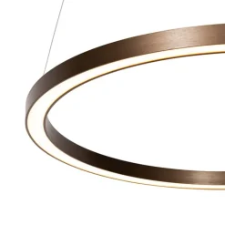 Bronze Hängelampe 60 cm inkl. LED 3-stufig dimmbar - Girello
