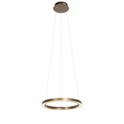 Bronze Hängeleuchte 40 cm inkl. LED 3-stufig dimmbar - Girello