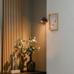 Decken - und Wandstrahler Bronze drehbar und neigbar - Karin 1