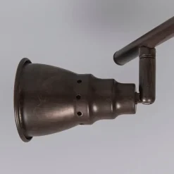 Decken- und Wandstrahler rostbraun schwenkbar - Coney 2